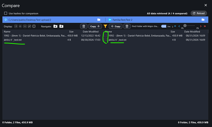 Characters encoding issue Rclone View 3